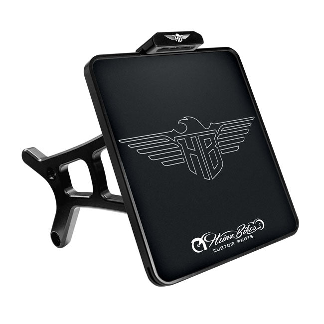 *6 DAYS EXTRA TRANSIT TIME* HeinzBikes, side mount license plate bracket. Black