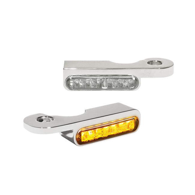 HeinzBikes, ''Stripes'' below bar turn signals Chrome no PL