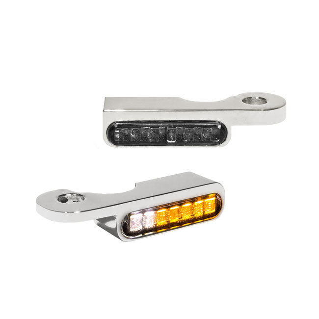 HeinzBikes, ''Stripes'' below bar turn signals Chrome with PL