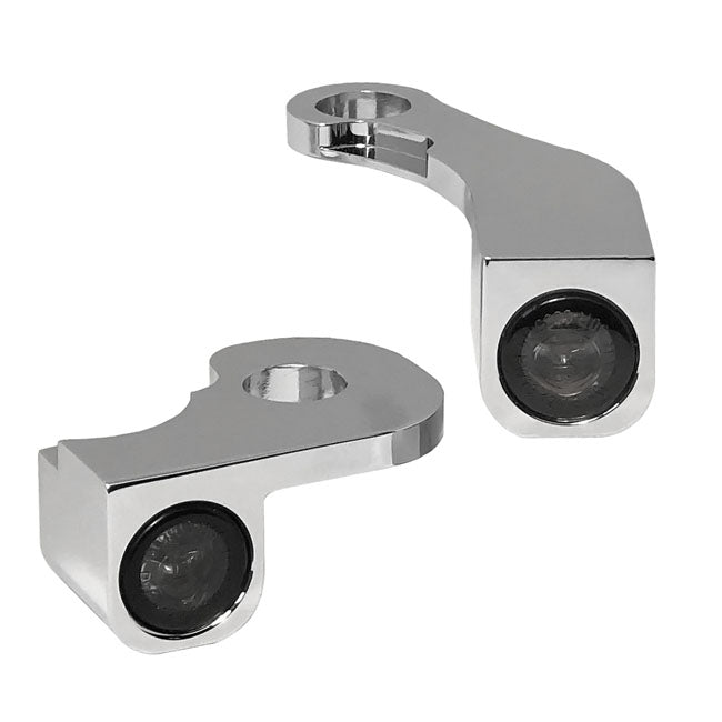 HeinzBikes, Nano below bar turn signals Chrome with PL