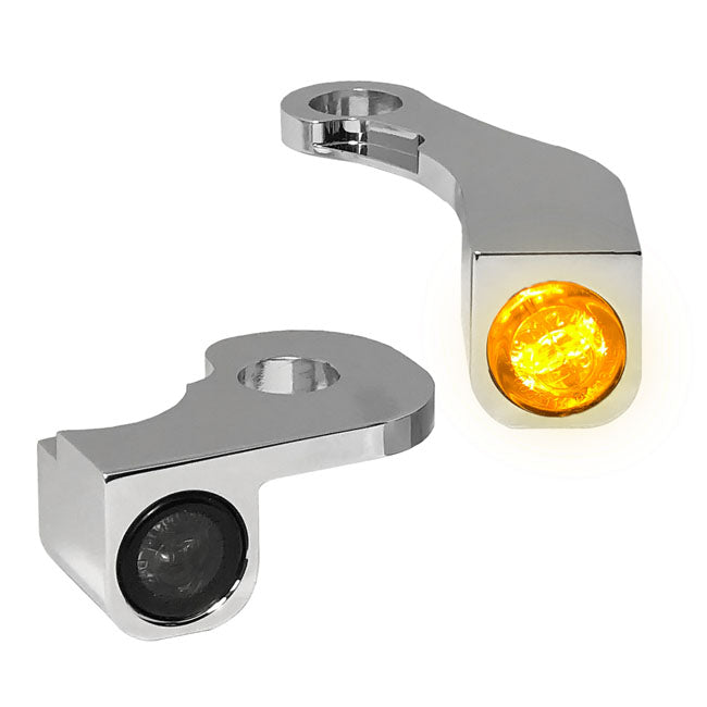 HeinzBikes, Nano below bar turn signals Chrome with PL