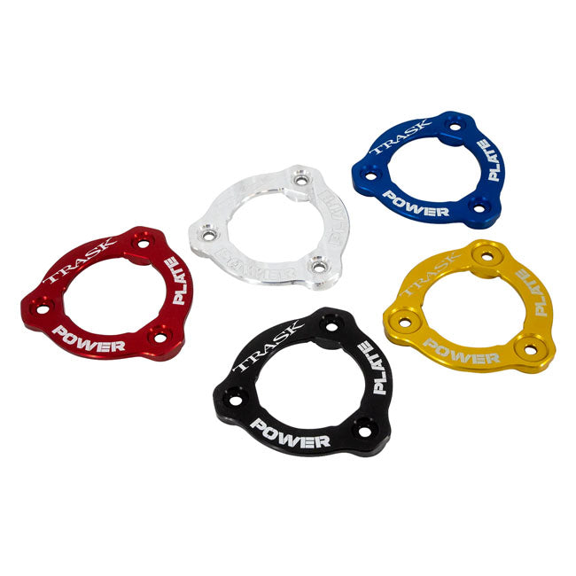 Trask, Power Plate. Blue anodized