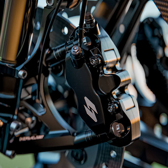 Kraus, RTX8 Radial Brake Caliper. Left. Black