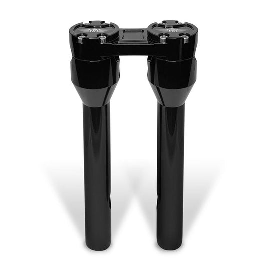 HeinzBikes, Clubstyle straight risers 10". Black/Black