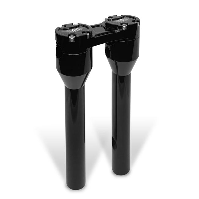 HeinzBikes, Clubstyle straight risers 10". Black/Black