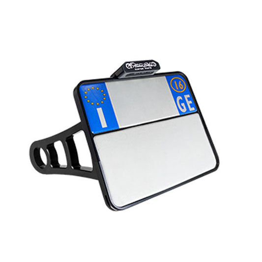 *6 DAYS EXTRA TRANSIT TIME* HeinzBikes, side mount license plate bracket. Black