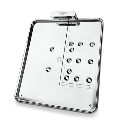 *6 DAYS EXTRA TRANSIT TIME* HeinzBikes, side mount license plate bracket. Chrome
