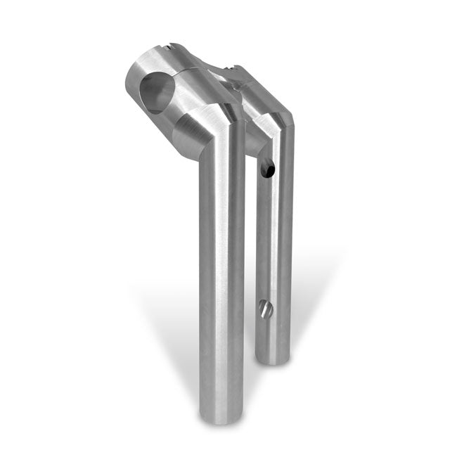 HeinzBikes, Clubstyle pullback risers 10". Silver/Silver