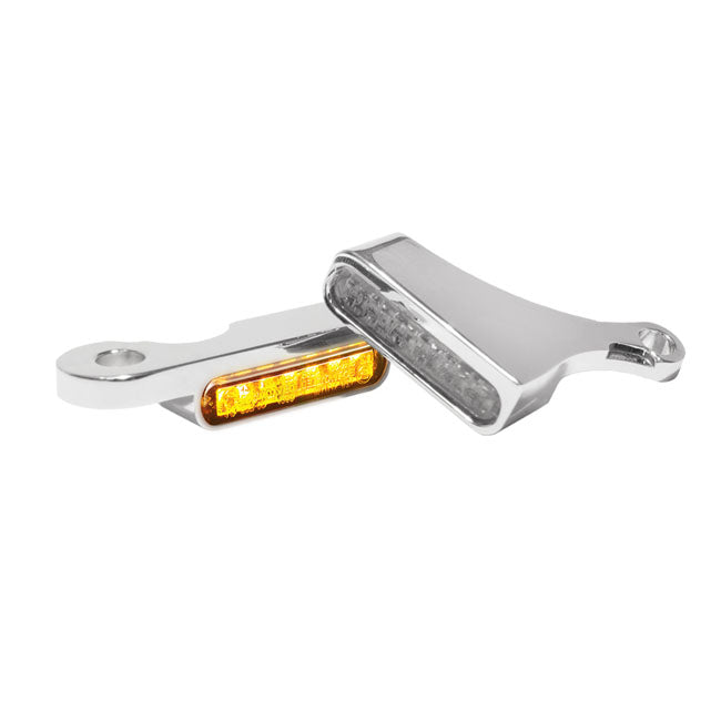 HeinzBikes, ''Stripes'' below bar turn signals Chrome with PL