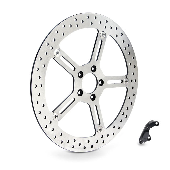 Arlen Ness, 15" Front Big Brake rotor kit Left side