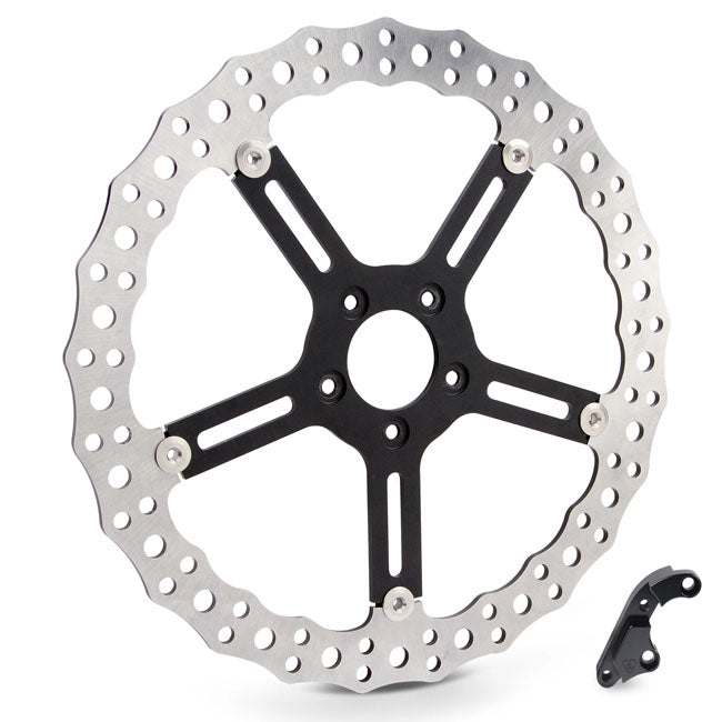 Arlen Ness, 15" Jagged front Big Brake rotor kit Right side