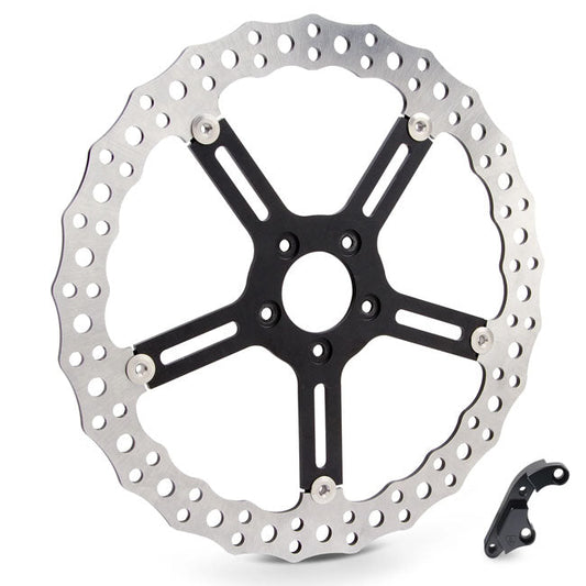 Arlen Ness, 15" Jagged front Big Brake rotor kit Right side