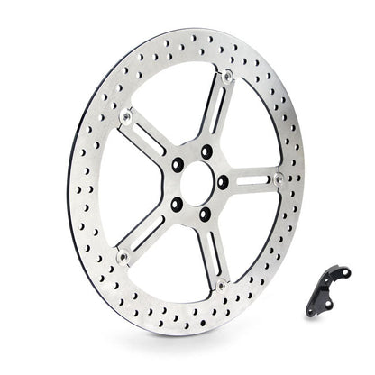 Arlen Ness, 15" Jagged front Big Brake rotor kit Right side