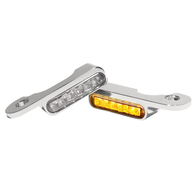 HeinzBikes, ''Stripes'' below bar turn signals Chrome no PL