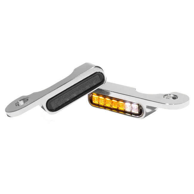HeinzBikes, ''Stripes'' below bar turn signals Chrome with PL