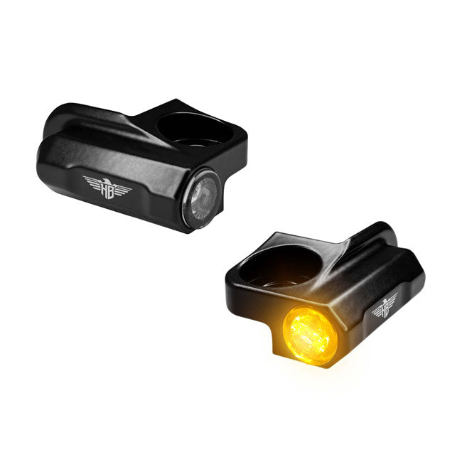 HeinzBikes, Nano below bar turn signals Black no PL