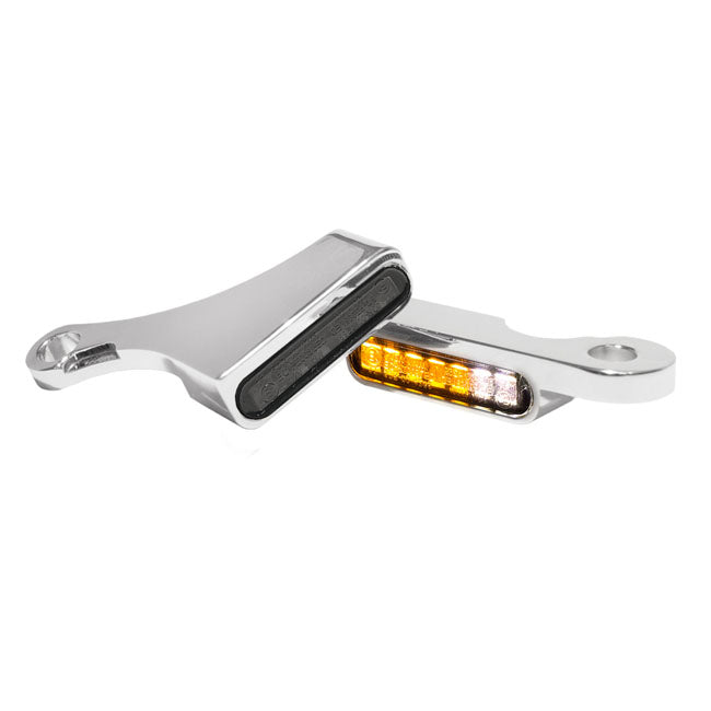 HeinzBikes, ''Stripes'' below bar turn signals Chrome with PL
