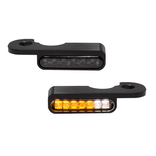 HeinzBikes, ''Stripes'' below bar turn signals Black with PL