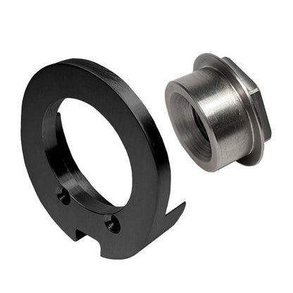 HeinzBikes, side mount axle adapter 3/4". Black