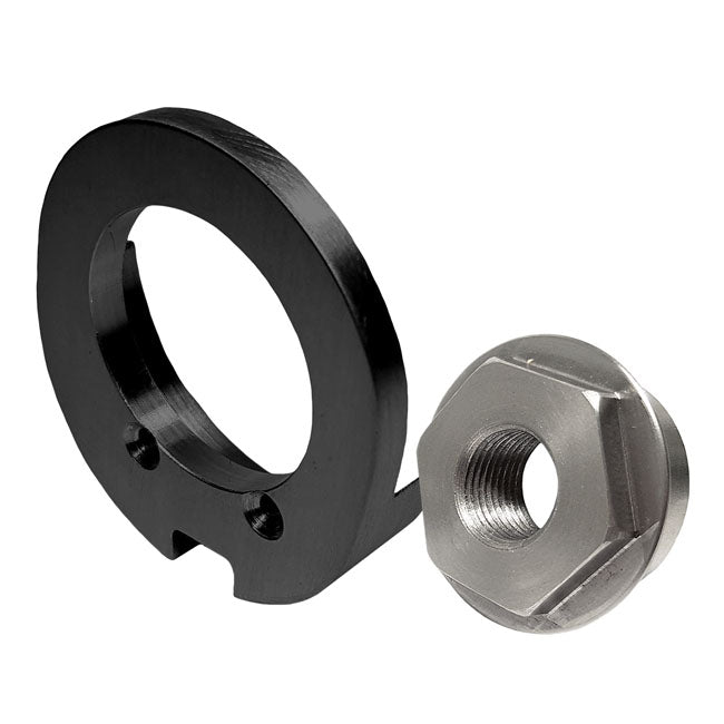 HeinzBikes, side mount axle adapter 3/4". Black
