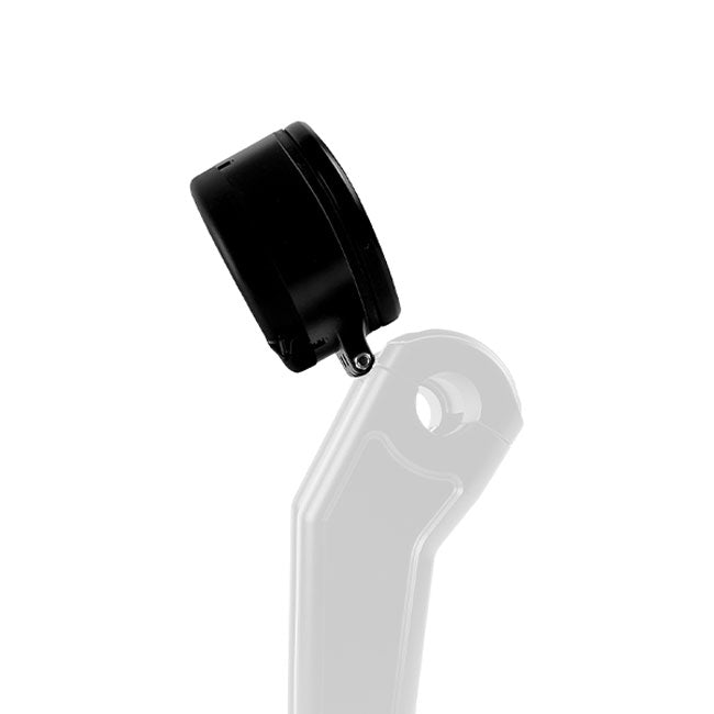 HeinzBikes, round 4" gauge mount. Black