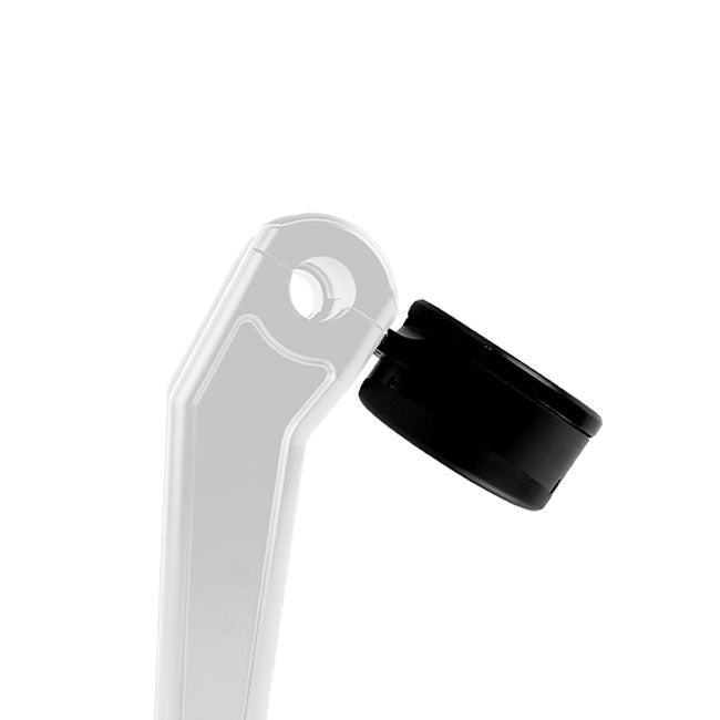 HeinzBikes, round 4" gauge mount. Black