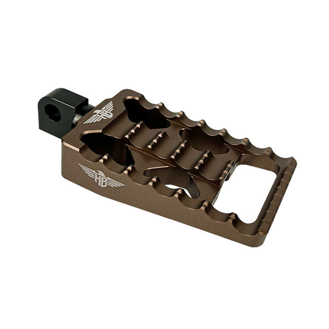 HeinzBikes, MX passenger foot pegs V1. Bronze