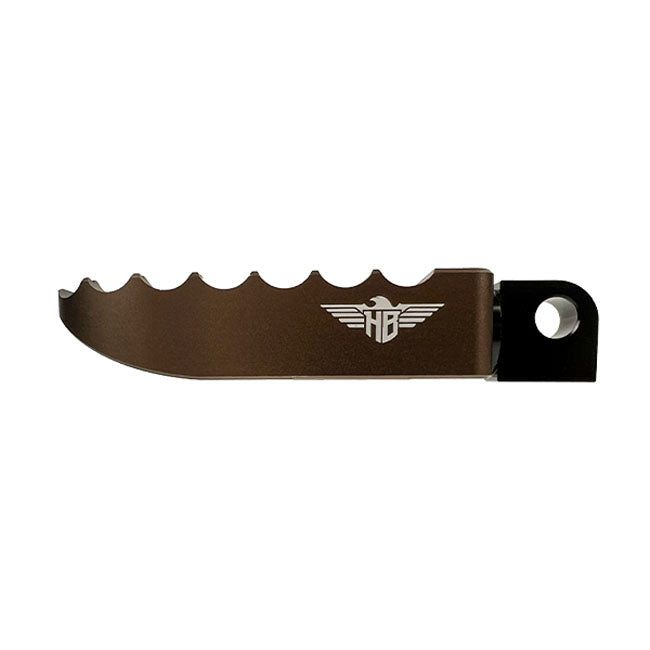 HeinzBikes, MX foot pegs V2. Bronze