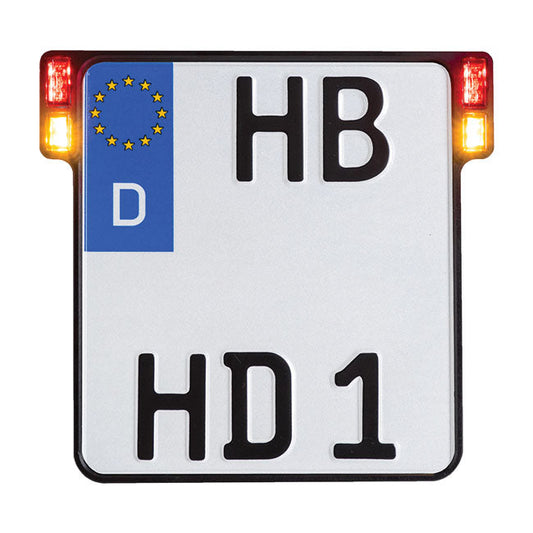 *6 DAYS EXTRA TRANSIT TIME* HeinzBikes, All-inn 2.0 license plate bracket. Black