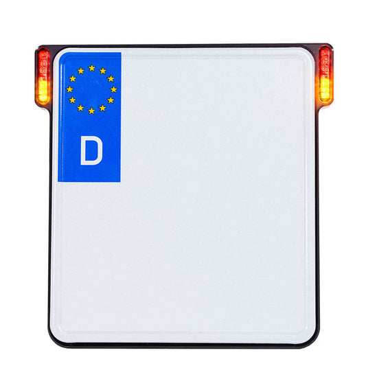 *6 DAYS EXTRA TRANSIT TIME* HeinzBikes, All-in-One license plate bracket. Chrome