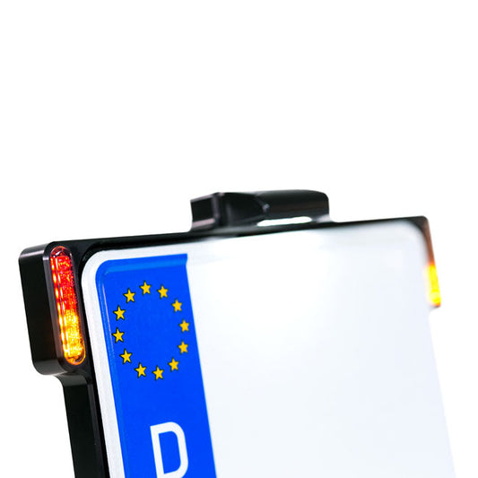 HeinzBikes, All-in-One license plate bracket. Black