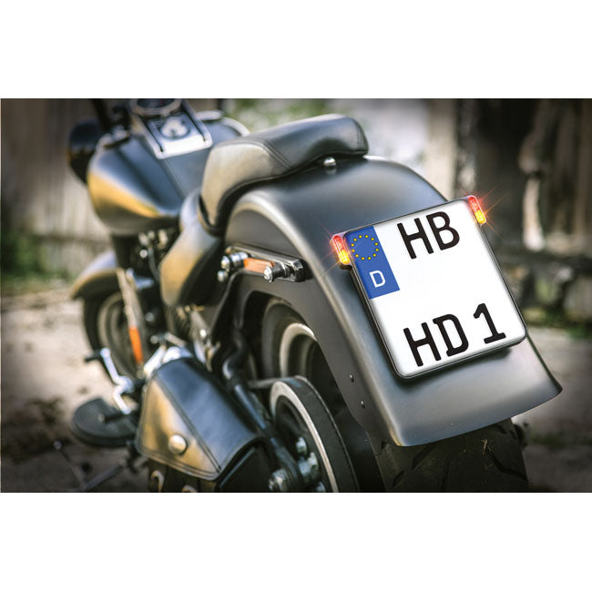 HeinzBikes, All-in-One license plate bracket. Black