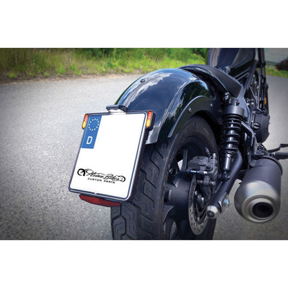 HeinzBikes, All-in-One license plate bracket. Black