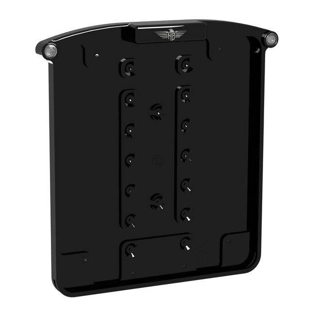 HeinzBikes, All-in-1 Nano license plate holder. Black