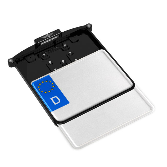 HeinzBikes, All-in-1 Nano license plate holder. Black