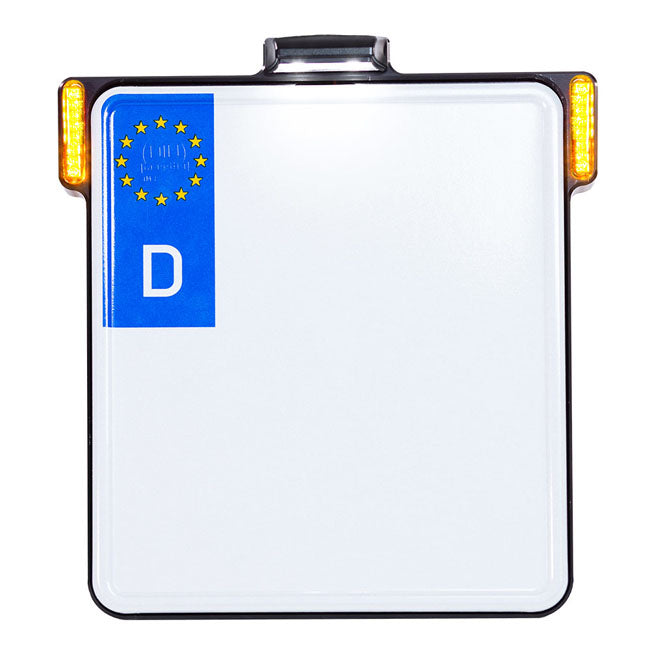 *6 DAYS EXTRA TRANSIT TIME* HeinzBikes, All-in-One license plate bracket. Chrome