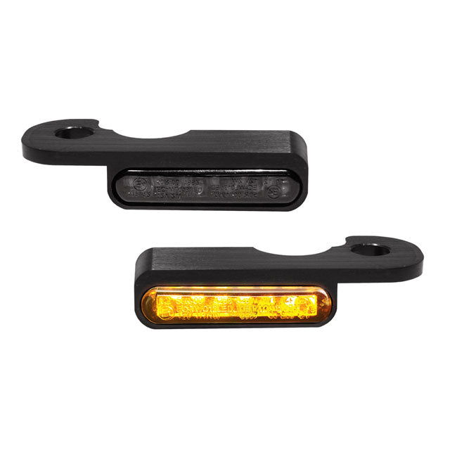 HeinzBikes, ''Stripes'' below bar turn signals Black no PL