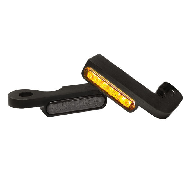 HeinzBikes, ''Stripes'' below bar turn signals Black no PL