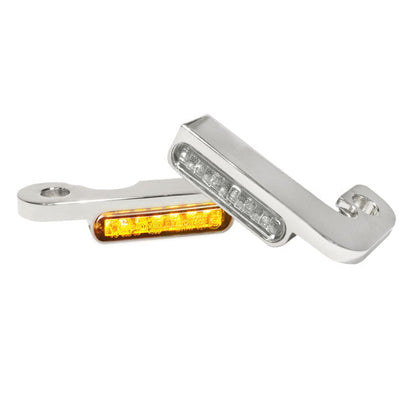 HeinzBikes, ''Stripes'' below bar turn signals Chrome no PL