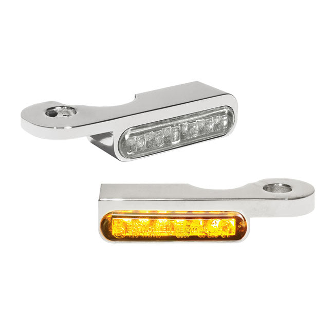 *6 DAYS EXTRA TRANSIT TIME* HeinzBikes, Stripes turn signals. Chrome