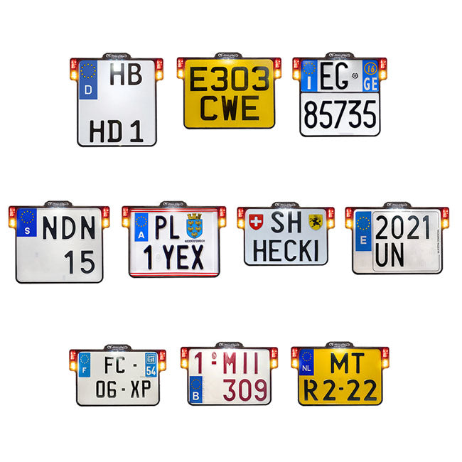 *6 DAYS EXTRA TRANSIT TIME* HeinzBikes, All-In license plate bracket with taillight
