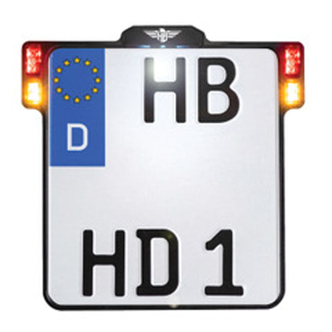 *6 DAYS EXTRA TRANSIT TIME* HeinzBikes, All-In license plate bracket with taillight