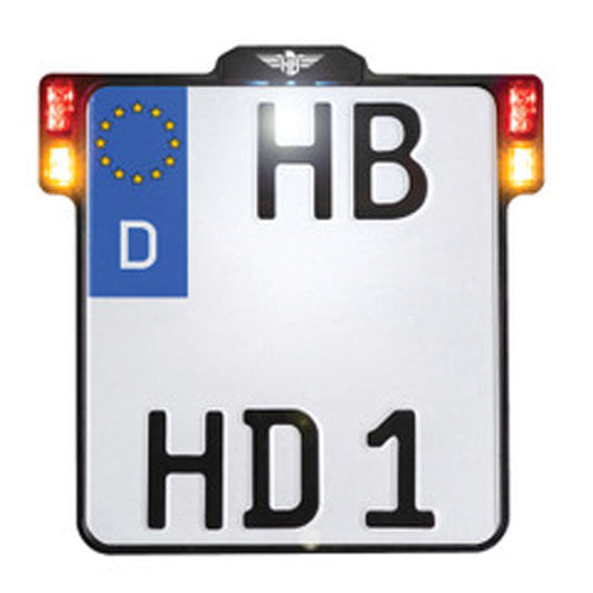 *6 DAYS EXTRA TRANSIT TIME* HeinzBikes, All-In license plate bracket with taillight