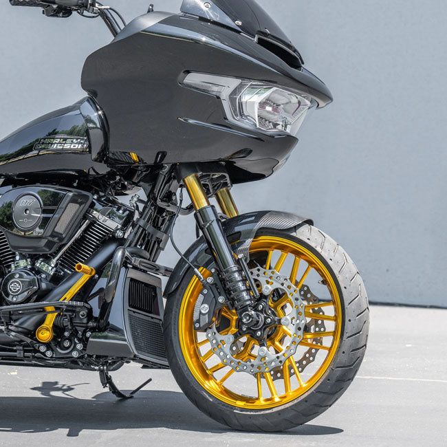 Arlen Ness, 19" Cafe front fender Carbon fiber