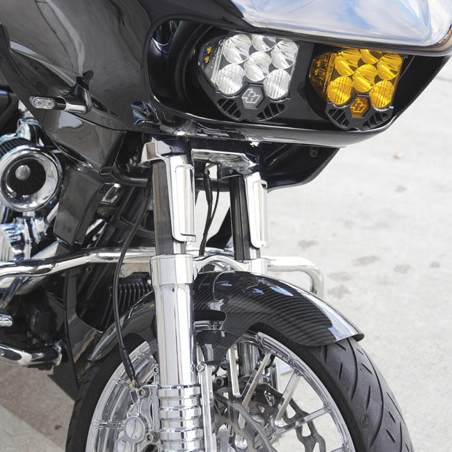 Arlen Ness, 19" Cafe front fender Carbon fiber