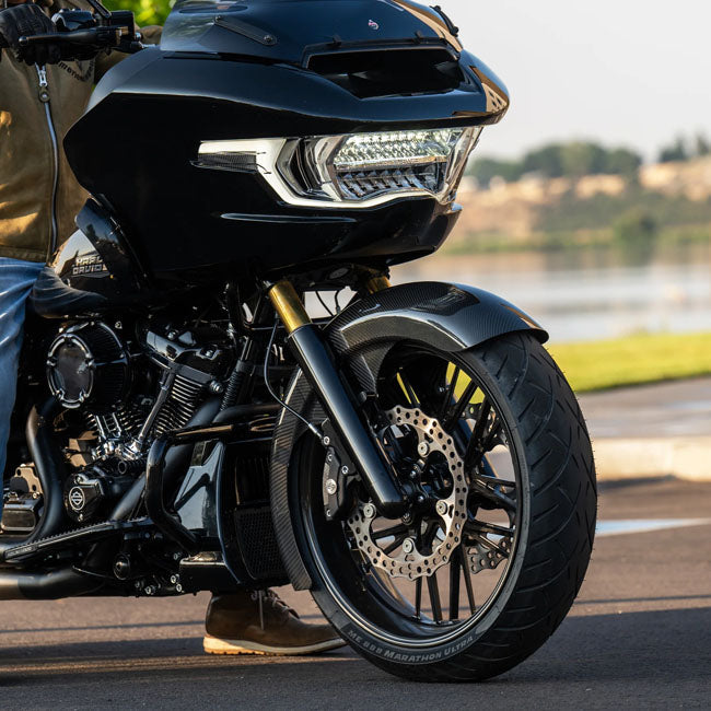 Arlen Ness, carbon fiber Rapper front fender Fat 21