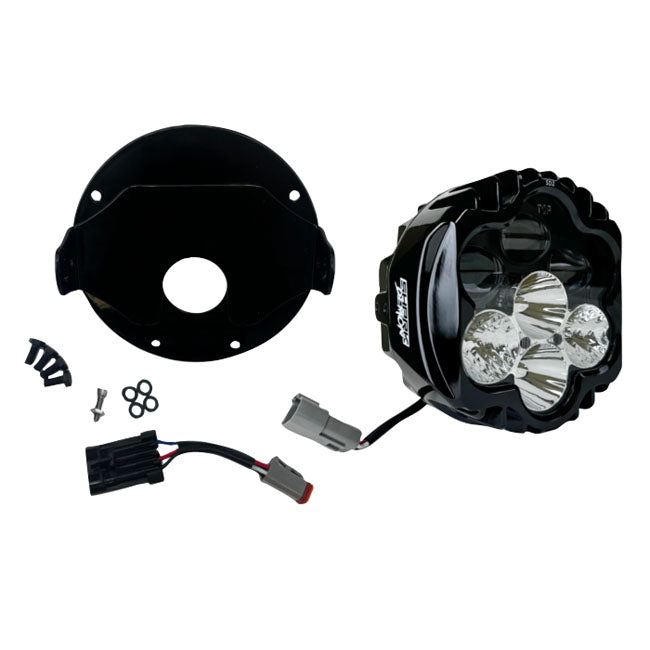 Custom Dynamics, Shark Demon 2 Performance LED headlamp kit