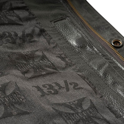 WCC x 13 1/2 Dominator leather riding vest