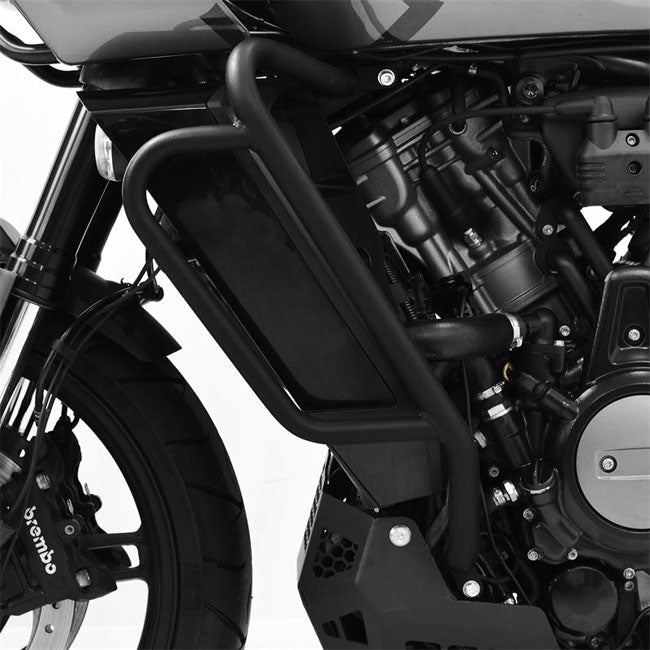 Zieger, crash bar / engine guard set. Black