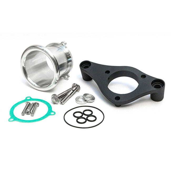 Feuling, 3" 62mm ID velocity stack. With backing plate kit